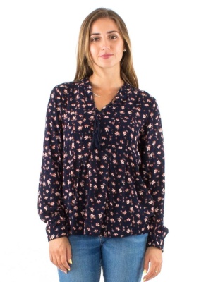 Bluza boho-chic marine print lys - Img 2