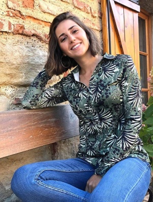 Camasa cu imprimeu frunza - Img 1