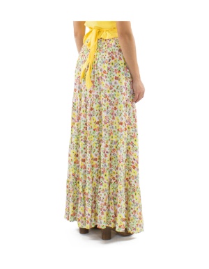 Fusta lungă Boemă Free Size Pretty print - Img 3