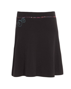 Fusta tricot bumbac imprimeu laur - Img 3