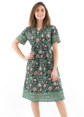 Rochie bumbac print Baghdad - Img 1
