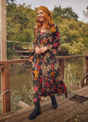 Rochie Florală Maxi Boho Chic - Img 3