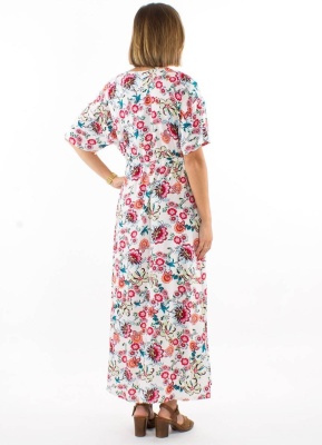 Rochie lunga cu imprimeu boem - Img 3
