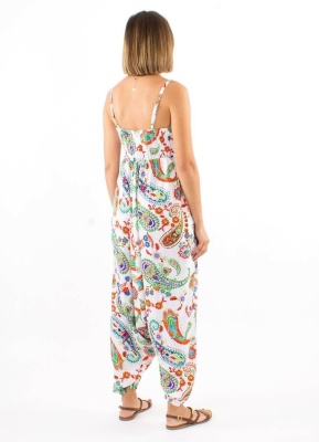 Salopeta boho-chic print floral - Img 3