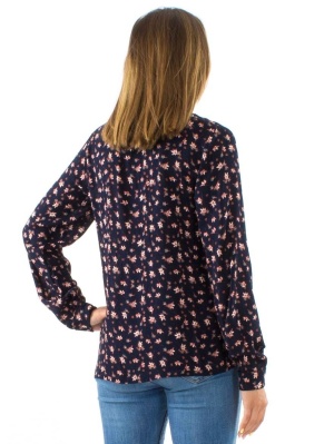 Bluza boho-chic marine print lys - Img 3
