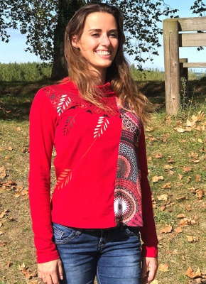 Bluza etnica print Bamako - Img 1