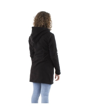 Jacheta Midi neagra cu broderii - Img 2