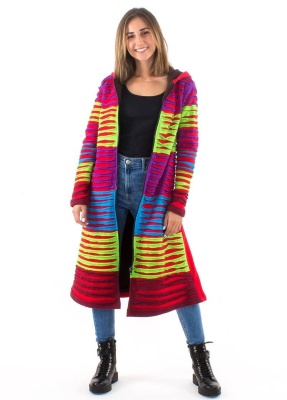 Pardesiu mozaic tricot bumbac - Img 3