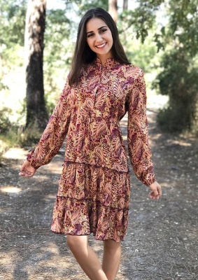 Rochie boema Ludiana Dore - Img 1