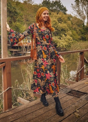 Rochie Florală Maxi Boho Chic - Img 4
