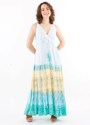 Rochie Hippie turquaz Model Maori - Img 3