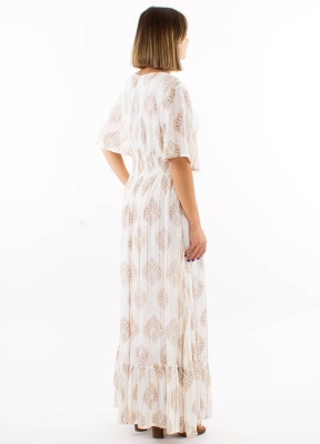 Rochie lunga crepon de vascoza - Img 3