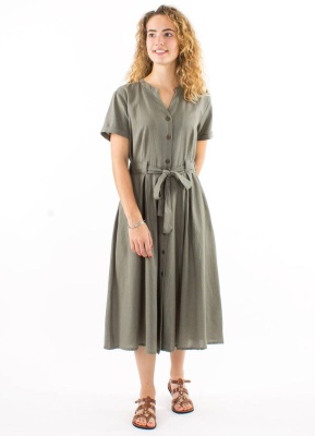 Rochie midi cu maneca scurta - Img 3