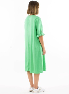 Rochie midi larga nuanta menta - Img 2