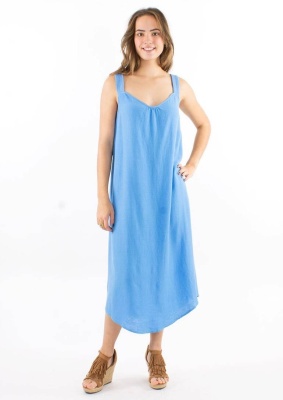 Rochie Midi nuanta Blue Sky - Img 1