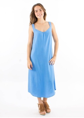 Rochie Midi nuanta Blue Sky - Img 3