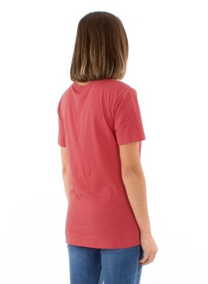 Tricou dark rose cu print hippie - Img 2