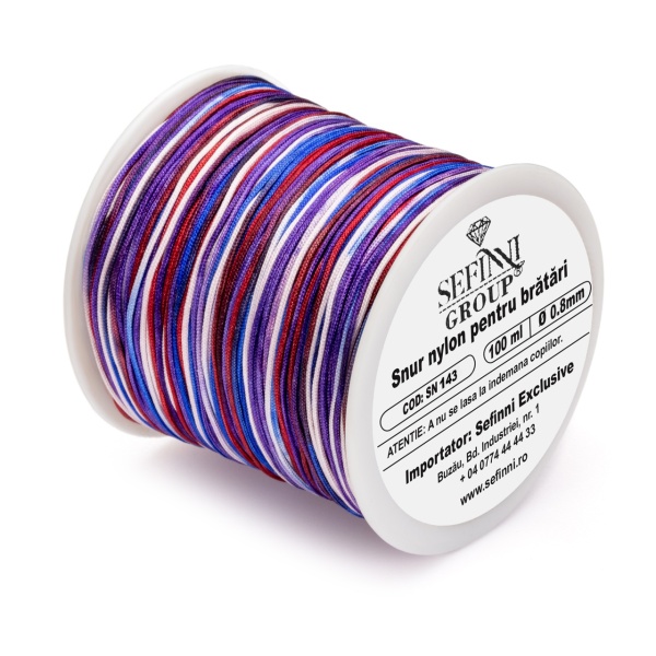 Rola snur 100m x 0.8mm - multicolor extaz