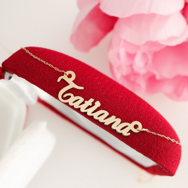 Colier din Aur 14K cu nume Tatiana