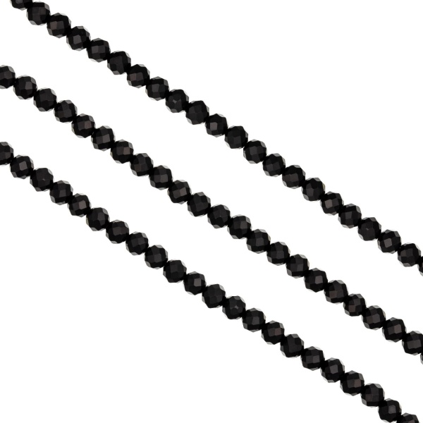 Sirag Agate Negre fatetate 4mm