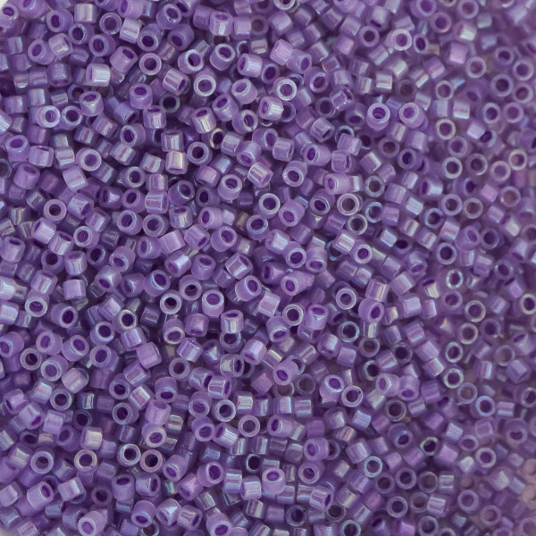Miyuki Delica Purple Lined Opal AB 5gr 11/0