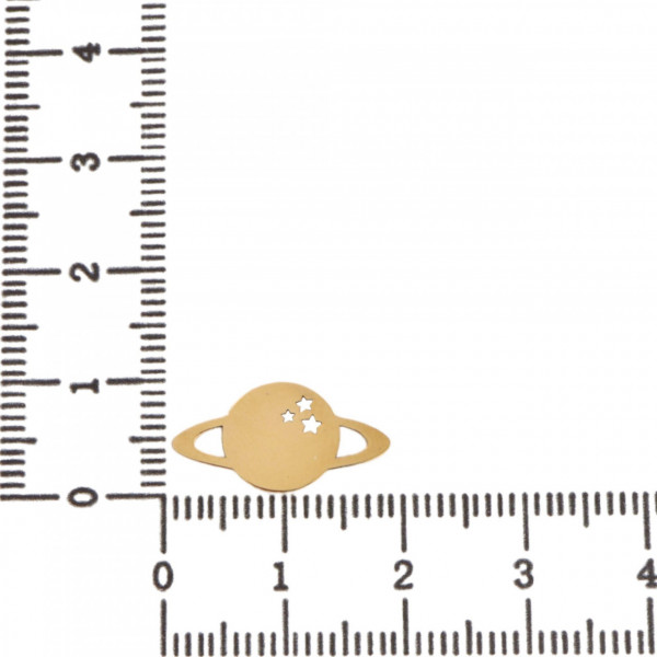 Link din aur 14k - pentru bratara - Saturn
