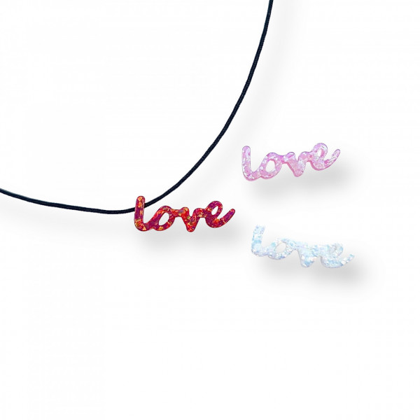 Link LOVE din Opal 2x0.6cm