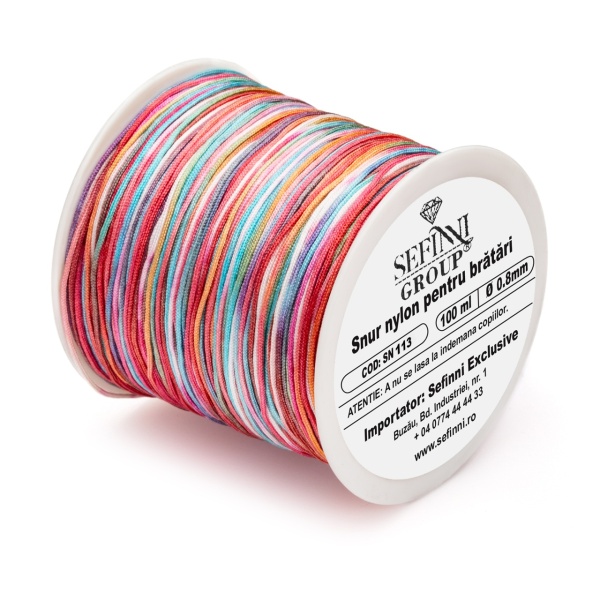 Rola snur 100m x 0.8mm - multicolor oskar