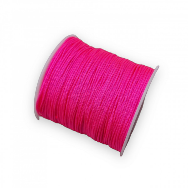 Rola snur 100m x 0.8mm - roz neon