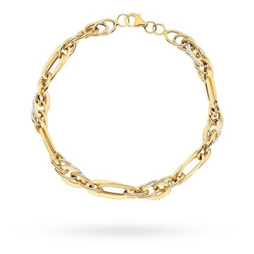 Brățară Aur 14K Grande Cu Zirconii - Eleganță Durabilă