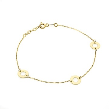 Bratara Lant cu Cerculete- Aur 14k