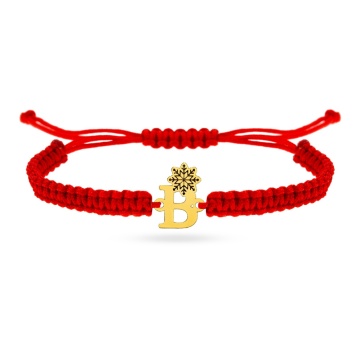 Brățară Snow Letter cu inițială din AUR 14K