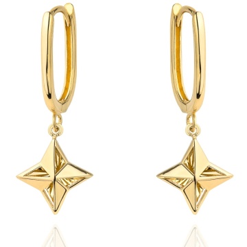 Cercei Aur 14k cu Stelute
