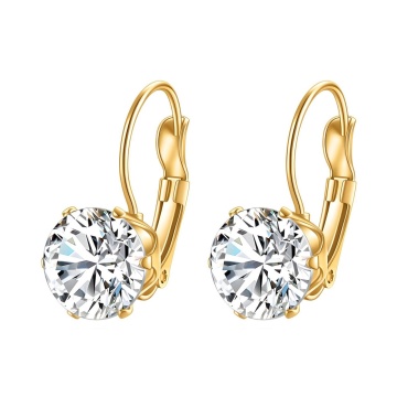 Cercei Beauty din Inox placati cu AUR 18K