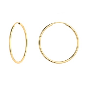 Cercei Rotunzi 3,2 cm Aur Galben 14K