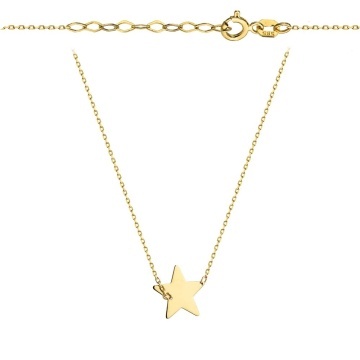 Colier Celebritate cu Steluță din Aur 14K