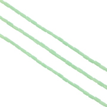 Cristale dreptunghiulare 2x4 mm - șirag aprox 100 bucăți - vernil