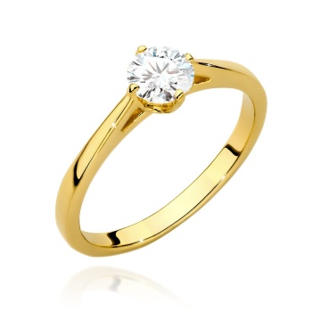 Inel Aur 14K cu Diamant de Laborator 0.50 ct