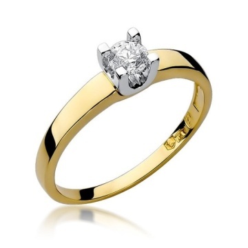 Inel Aur 14K cu Diamant Natural 0.30 ct