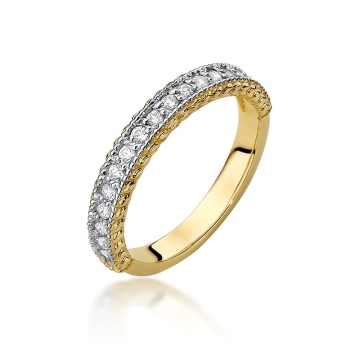 Inel Aur 14K cu Diamante Naturale 0.25 ct