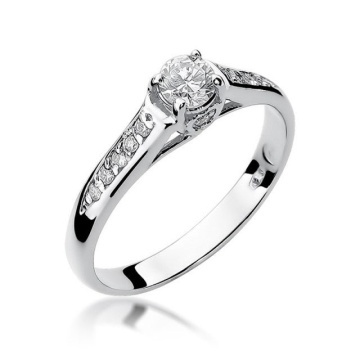 Inel Aur 14K cu Diamante Naturale 0.33 ct