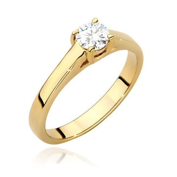Inel Aur 9K cu Diamant de Laborator 0.40 ct
