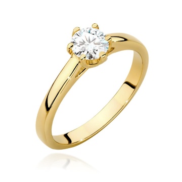 Inel Aur 9K cu Diamant de Laborator 0.50 ct