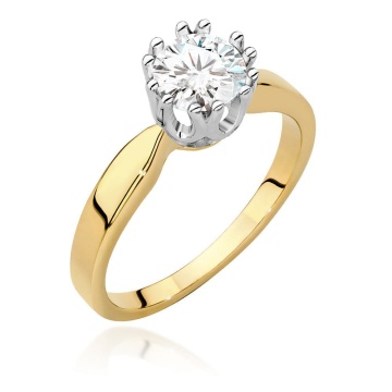 Inel Aur 9K cu Diamant de Laborator 0.70 ct
