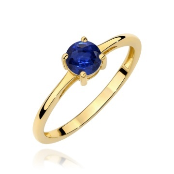 Inel Aur 9K cu Safir 0.50 ct