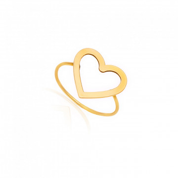Inel Simplicity Heart din Aur 14k