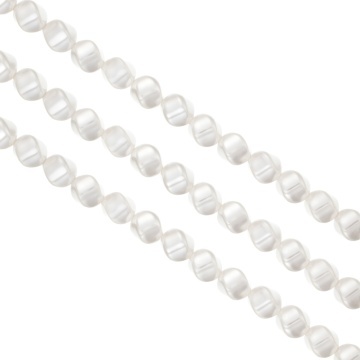 Sirag Perle Mallorca twist 7mm - alb perlat