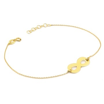 Bratara Lant cu Infinit- Aur 14k