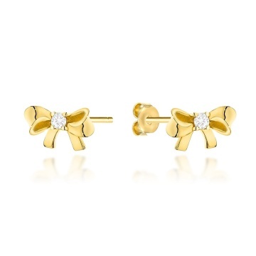 Cercei Aur 14K Cocarde Fine, Eleganță și Farmec Feminin