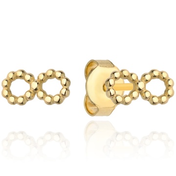 Cercei Aur 14k cu Infinit